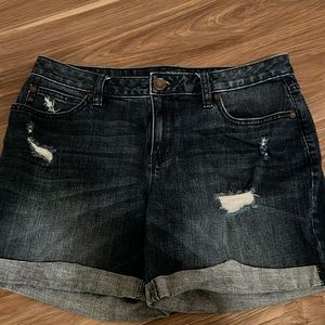 ANA distressed denim shorts/ like new/ size 30/10